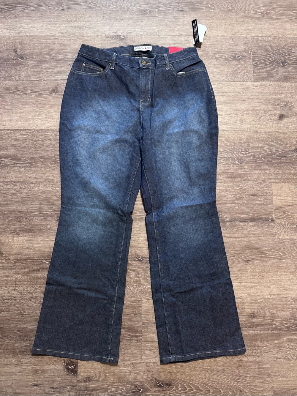 Fashion Bug Dark Blue Flare Jeans